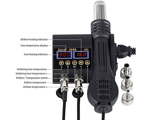 Паяльна станція RF Elettronica 2‑в‑1 750 Вт