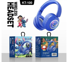 Дитячі бездротові навушники Стіч KT-100 RGB Stitch з RGB-підсвіткою
