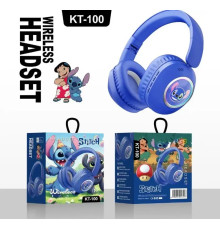 Дитячі бездротові навушники Стіч KT-100 RGB Stitch з RGB-підсвіткою
