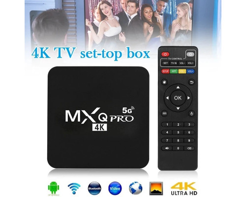 Медіаплеєр для телевізора MXQ Pro 5G 4/64 ГБ
