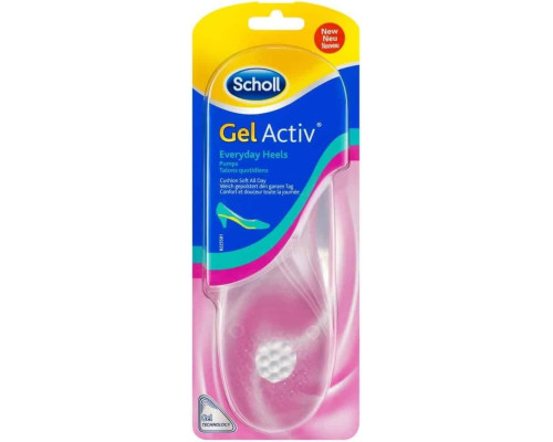 Гелеві устілки для п'ят Scholl GelActiv Everyday Heels Insoles (36 розмір)