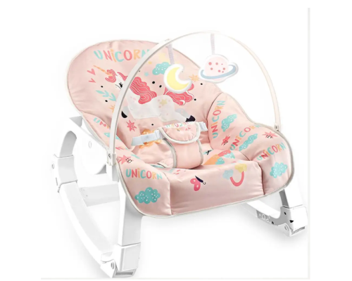 Дитяче крісло-гойдалка з брязкальцем до 18 кг