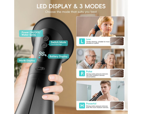 Пристрій для видалення вушної сірки з LED-дисплеєм Temodu