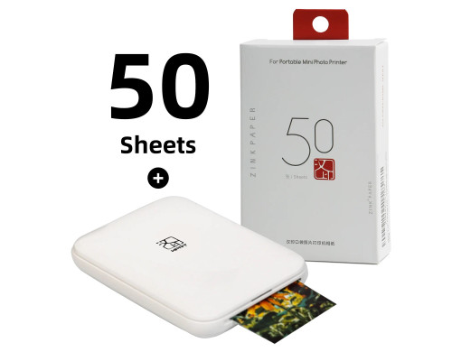 Міні-фотопринтер HPRT MT53+50 аркушів з Bluetooth