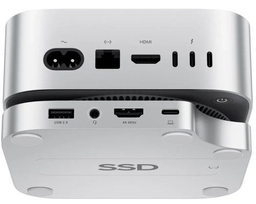 Док-станція та аксесуари для Mac Mini M4 USB C PULWTOP