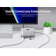 Док-станція та аксесуари для Mac Mini M4 USB C PULWTOP