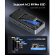 USB-C концентратор з корпусом для M.2 NVMe SSD 10 Гбіт/с ORICO