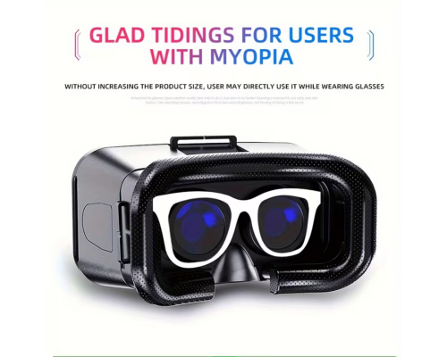 Універсальна VR-гарнітура з інтелектуальними 3D-окулярами для смартфону