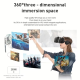 Універсальна VR-гарнітура з інтелектуальними 3D-окулярами для смартфону