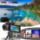 Портативна ретро-камера 4K з обертовим дисплеєм та мікрофоном