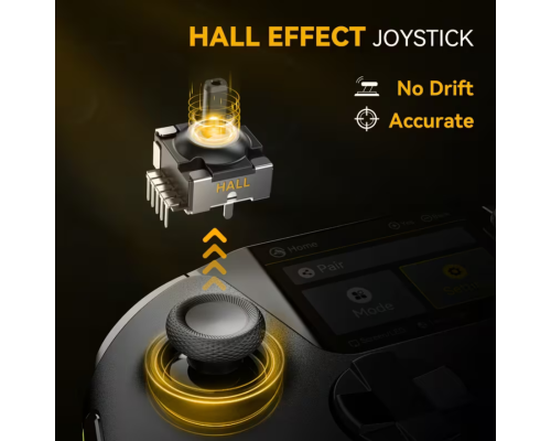Бездротовий ігровий контролер Manba One V2 + док станція, для iOS/Switch/PC/Android/Steam Deck, Hall Effect Stick та Trigger