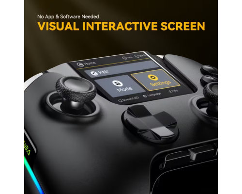 Бездротовий ігровий контролер Manba One V2 + док станція, для iOS/Switch/PC/Android/Steam Deck, Hall Effect Stick та Trigger