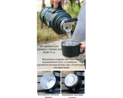 Похідний термос Yong 1700 мл