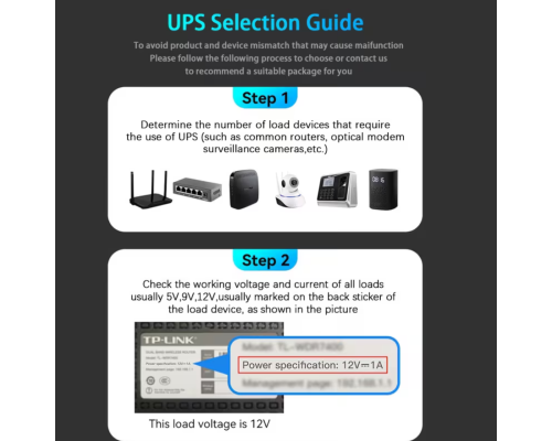 Джерело резервного живлення Portable Mini UPS