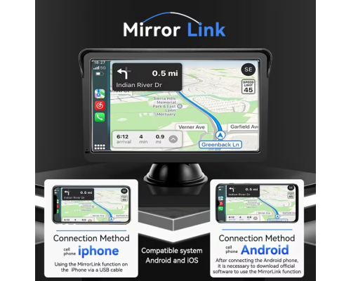 Бездротовий Carplay Android Auto з сенсорний екран