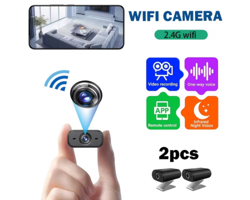 Розумна WiFi камера спостереження (комплект 2 шт)