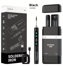 Мініатюрний бездротовий паяльник USB-C з OLED-екраном