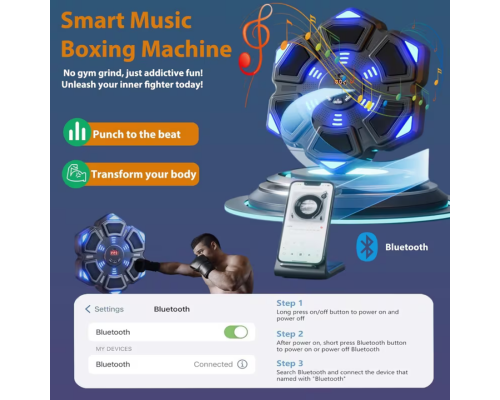 Музичний боксерський тренажер із Bluetooth