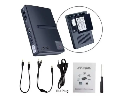 Джерело безперебійного живлення для роутера і камер Mini UPS 18W