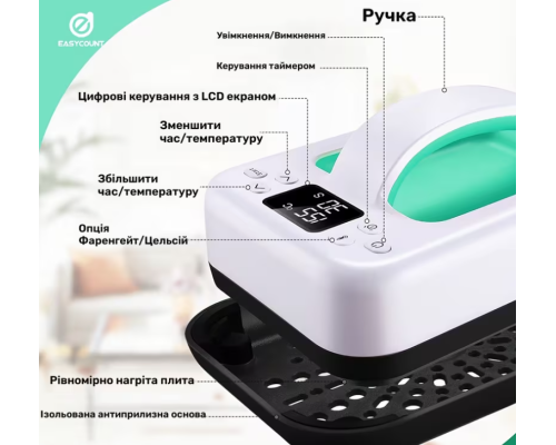 Термопрес Easycount для сублімації одягу