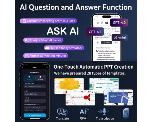 Розумний AI диктофон з перекладом