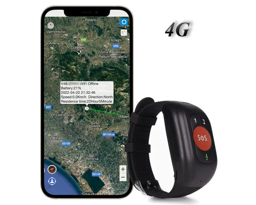 Браслет екстреного виклику SOS 4G LTE для літніх людей