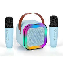 Портативна Bluetooth-колонка для караоке K12 з двома бездротовими мікрофонами