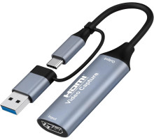 Карта відеозахоплення 4K HDMI на USB C 3.0