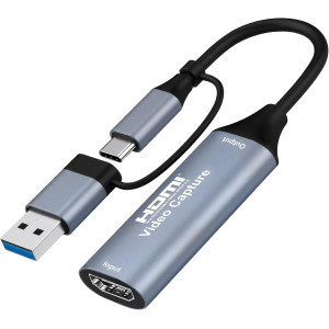 Карта відеозахоплення 4K HDMI на USB C 3.0